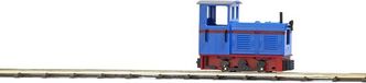 Busch LKM Ns 2f locomotive diesel H0f bleu/rouge