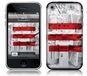 MusicSkins MS-JAYZ10001 iPhone 3GS Case - Grey/Red