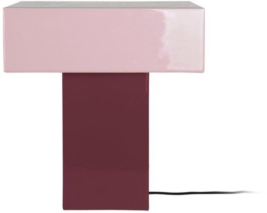 Leitmotiv Tafellamp Grato Recto - Paars - 32x15x35cm