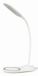 Gembird TA-WPC10-LED-01-W Lampe de bureau avec chargeur sans fil 10 Watt Blanc