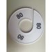 KlikA Maatring 11 cm wit/zwart 80