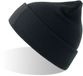 Atlantis Headwear - Wind-S Beanie met Patch - Navy - One Size