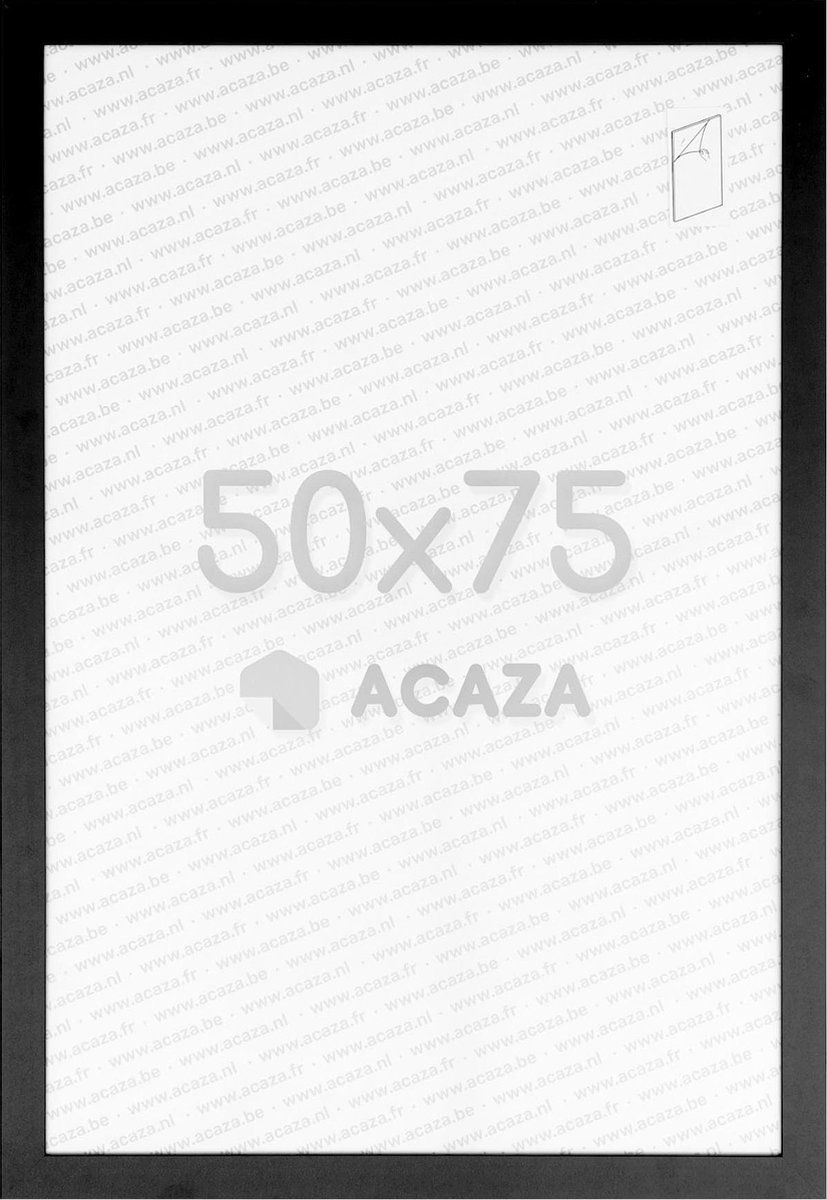 Acaza Madison Fotokader - 50 x 75cm - Plexiglas - MDF - Zwart