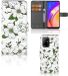 B2Ctelecom OPPO Reno5 Z | A94 5G Hoesje Dogwood Flowers Book Case Kunstleer/TPU