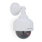 Merkloos 2x dummy dome camera - nep camera led binnen & buiten - dummy beveiligingscamera