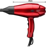 Original Best Buy DREOX Compact Föhn 2000W AC Metalic Rood