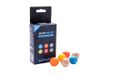 Engelhart Houten Buts Jeu de Boules – Set van 6 Stuks – 4 Fluor & 2 Naturel – Pétanque Doelballen – Ø 30 mm – Boules Accessoires