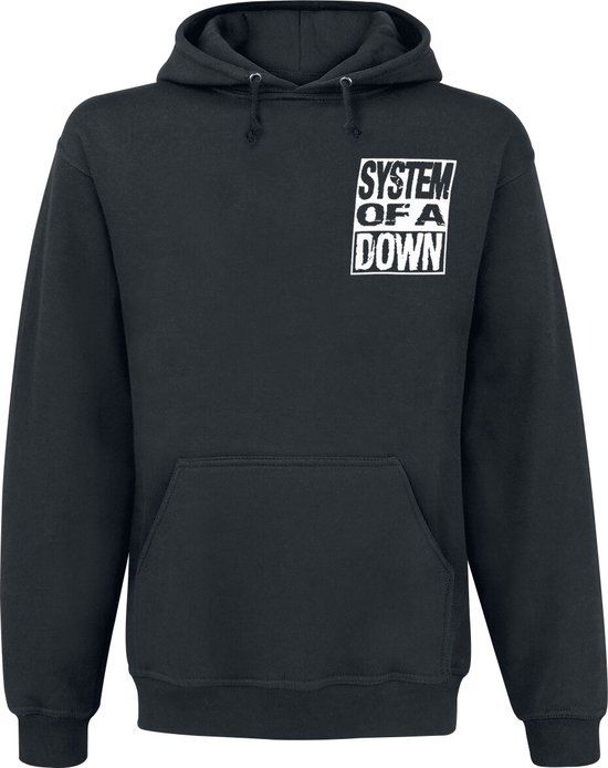 System Of A Down System Waves Heren Trui met capuchon - zwart - XL