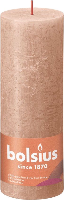 Bolsius Stompkaars Creamy Caramel Ø68 mm - 19 cm - 85 uur
