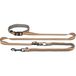 TRIXIE Jogginglijn voor honden met buikriem M-L, 1,33-1,80 m 20 mm in grafiet/papaya