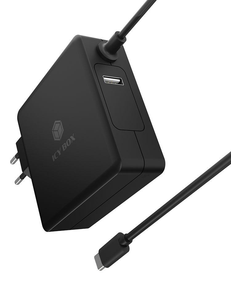 ICY BOX IB-PS101-PD - Oplader voor mobiele apparatuur - Zwart