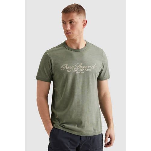 PME Legend regular T-shirt groen