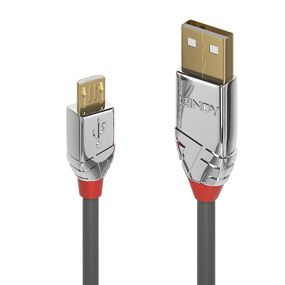 LINDY 36650 USB-kabel 0,5 m grijs