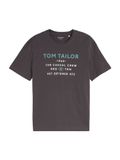 TOM TAILOR Chemise turquoise / anthracite / blanc