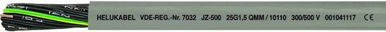 HELU JZ-500 Câble de commande 7 G 1.5 mm² Gris 10098 par mètre