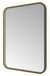 Hotbath &More Mirrors Soft Square LED Miroir de salle de bain - Rectangle - 80 x 60 cm - Noir brossé Pvd