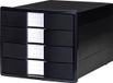 HAN IMPULS KARMA 10128-13 Ladebox Zwart DIN A4, DIN C4 Aantal lades: 4