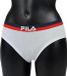 Fila - Femme - Brief régulier taille haute urbain - Blanc - M