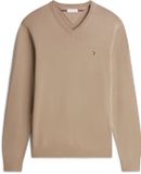 Tommy Hilfiger Heren ESSENTIAL KATOEN V HALS MW0MW14745 Pullover Sweater, Khaki, XS