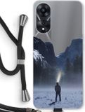 Case Company® - Oppo A78 5G Case - Wanderlust - TPU Back Cover with Cord - 2m Drop Protection