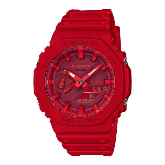 Casio GA-2100-4AER Horloge - Rood