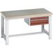 BOTT Werkbank met frame Cubio mpx - 1 lade