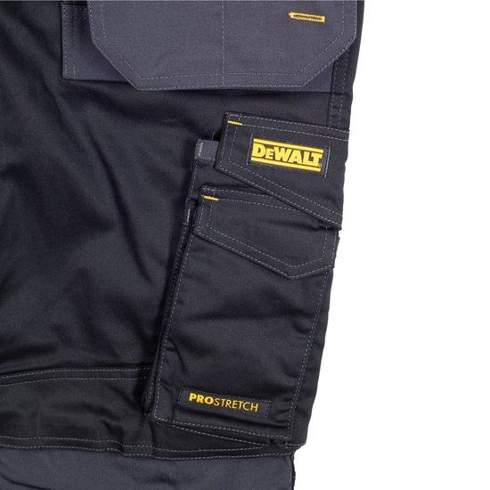 DeWalt Hamden Stretch Short - Grijs/Zwart - Maat 34