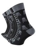 Cotton Prime 10 paar herensokken doodskop, skull sokken, patroon katoenen sokken