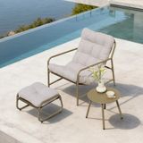 en.casa Tuinmeubelset Trerdfjoa 3-delig tuinset beige en grijs