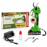 Procraft ES25Li accu-takkenschaar 20 V 25 mm + 1x accu 2,0 Ah + oplader