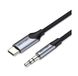 Vention câble audio BGKHF 1 m 3,5 mm USB Type-C Gris