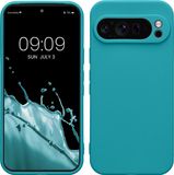 kwmobile telefoonhoesje geschikt voor Google Pixel 9 Pro - Hoesje voor smartphone - Precisie camera uitsnede - In mat petrol