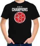Bellatio Decorations Shoppartners Bv Turkije EK/ WK supporter t-shirt - we are the champions met Turkse voetbal - zwart - kinderen - kleding / shirt 122/128