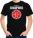 Bellatio Decorations Shoppartners Bv Turkije EK/ WK supporter t-shirt - we are the champions met Turkse voetbal - zwart - kinderen - kleding / shirt 122/128