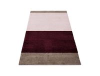 tica copenhagen Stripes by tica tapis de couloir horizontal Bordeaux-rose-sand, 67x120 cm