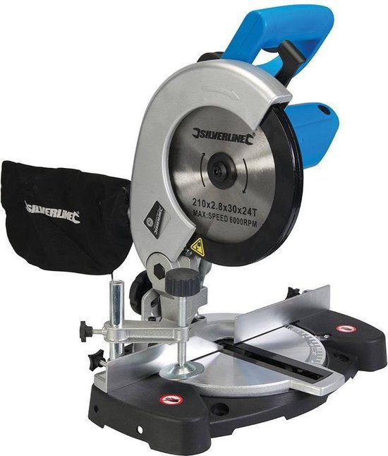 Silverline 1400 W Gecombineerde Verstekzaag - 210 mm - 262705