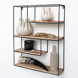 Vivol Rechthoekig wandrek zwart 55 x 45 x 11 cm
