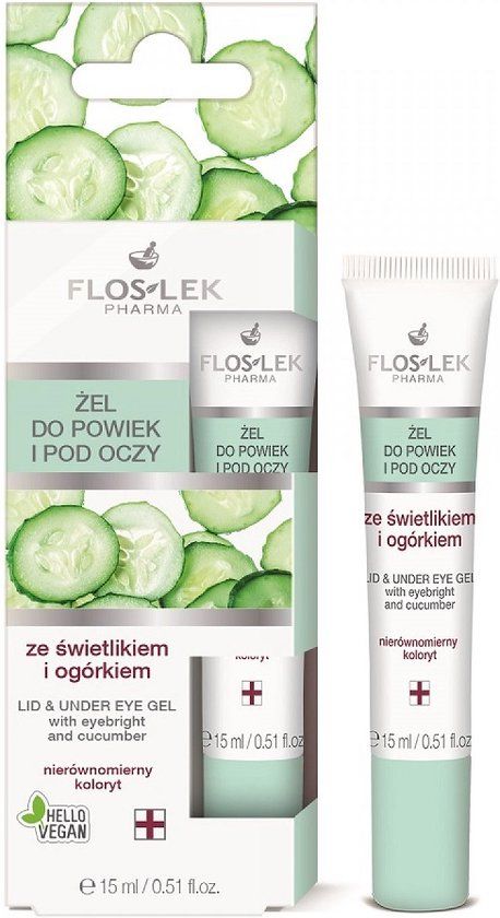 FlosLek Pharma Floslek Eye Gel I Under The Eyes With Skylight I - Cucumber