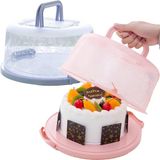 Sans marque Lot de 2 Boîtes à gâteaux rondes