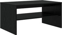vidaXL Salontafel Zwart Eiken 80 x 50 x 40 cm