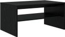 vidaXL Salontafel Zwart Eiken 80 x 50 x 40 cm