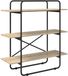 vidaXL Boekenplank - 3-laags - 100 x 35 x 105 cm - PB - Sonoma Eiken