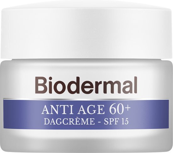 Biodermal Anti Age dagcreme 60+ - Dagcrème met SPF15 tegen huidveroudering - 50ml