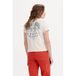 Levi's T-shirt met printopdruk ecru