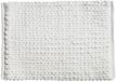 5Five Extra Dikke Kabels Badmat - Wit - 50 x 75 cm