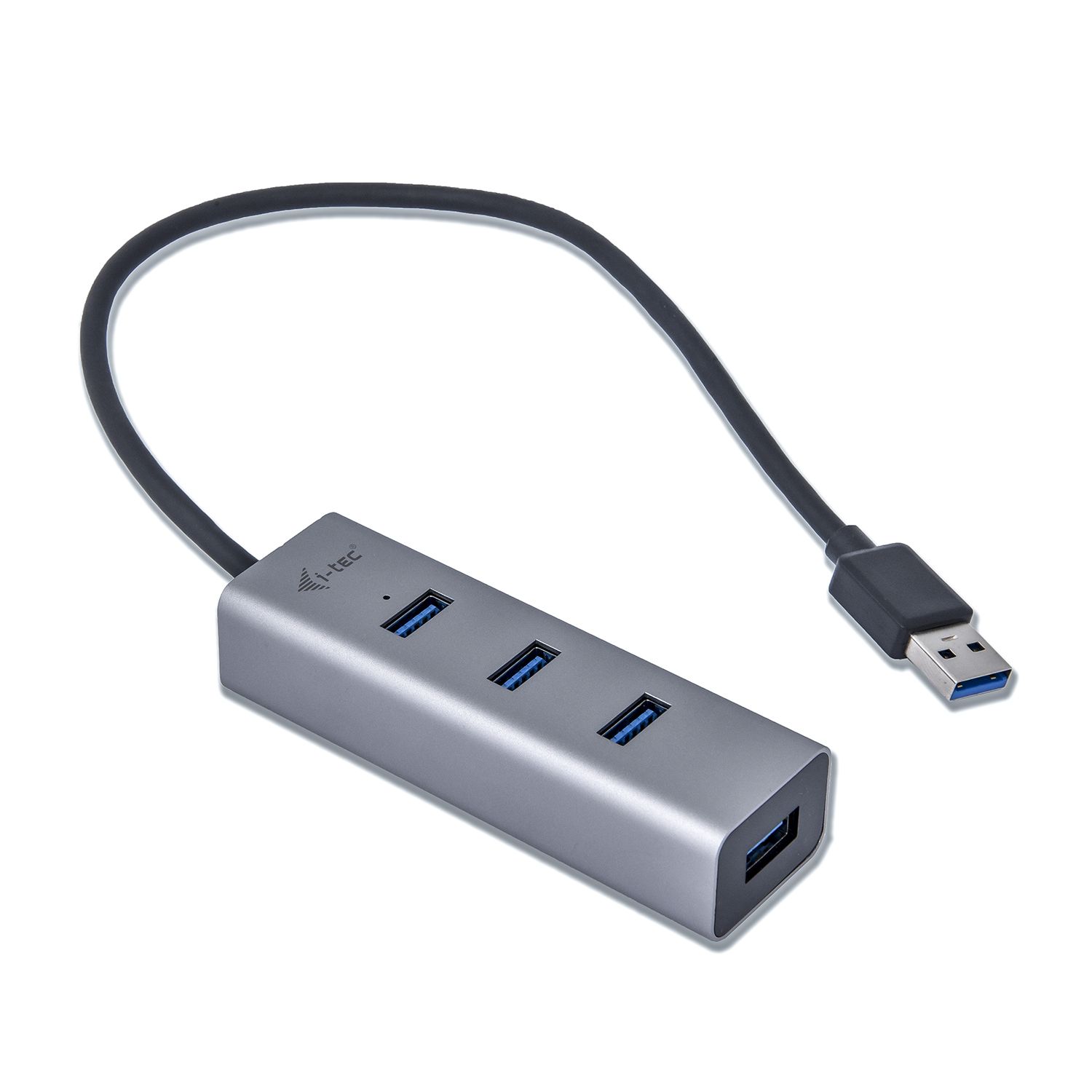 i-Tec Metal USB 3.0 Hub - 4 Port - Grijs