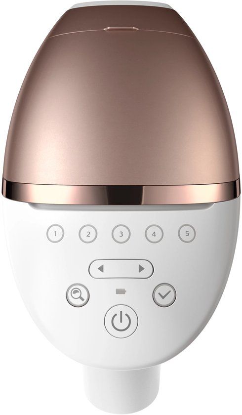 Philips BRI973/00 licht haarverwijderaar IPL Roségoud, Wit