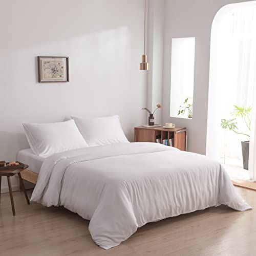 Boomba Bamboo Premium Dekbedovertrek (Coco White, 200x200)