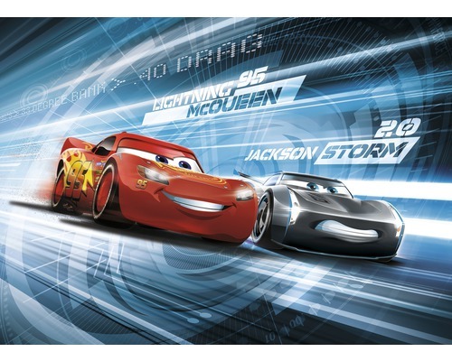 KOMAR Fotobehang papier Disney Cars Simulation 254x184 cm