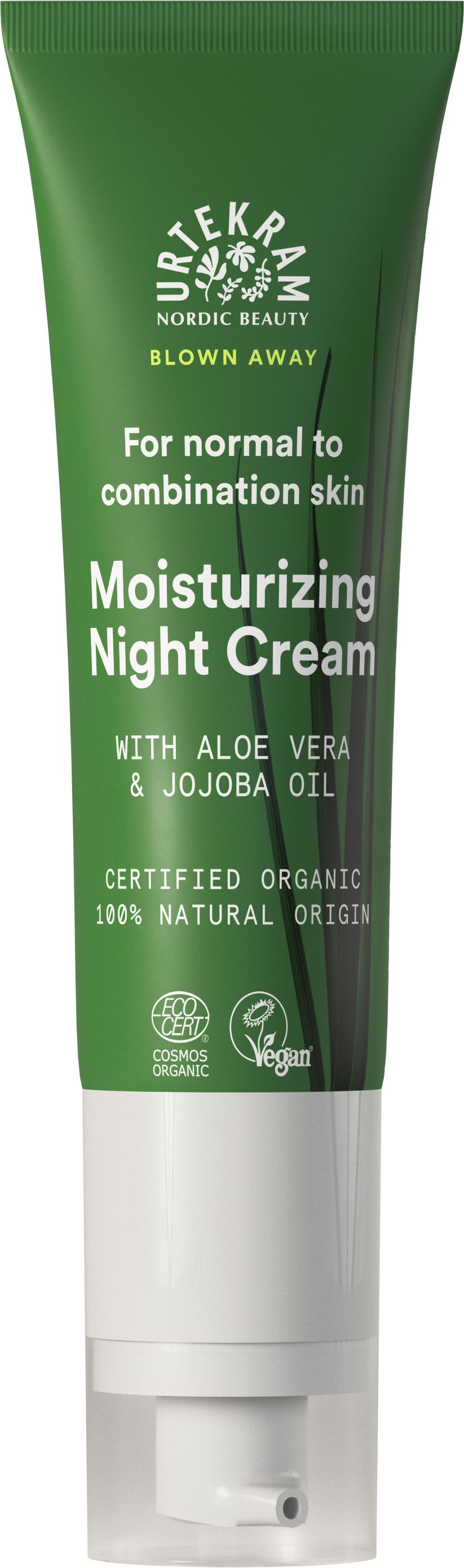 Urtekram Blown Away Night Cream - 50ml - For Women - Combination & Normal Skin